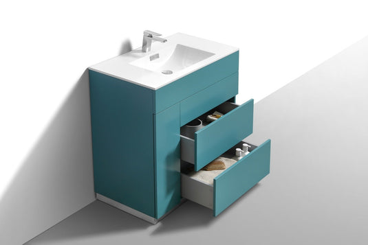 Milano 36" Single Sink Floor Mount Modern Bathroom Vanity-Bathroom & More | High Quality from Coozify