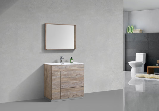 Milano 36" Single Sink Floor Mount Modern Bathroom Vanity-Bathroom & More | High Quality from Coozify