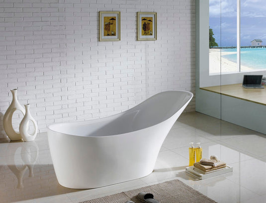Victorian 68" x 28.8" x 31.3" Free Standing Bathtub-Bathroom & More | High Quality from Coozify