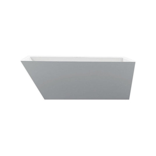 Obliquo 59.3″ x 29" x 24.5" Free Standing Bathtub-Bathroom & More | High Quality from Coozify