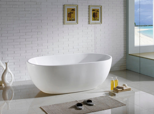 Vernice 66.5" x 31.7" x 21.6" Free Standing Bathtub-Bathroom & More | High Quality from Coozify