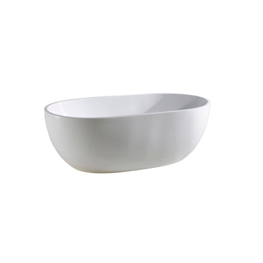 Vernice 66.5" x 31.7" x 21.6" Free Standing Bathtub-Bathroom & More | High Quality from Coozify