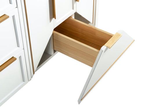 Vetro 60" Double Sink Floor Mount Bathroom Vanity With Quartz Countertop and Backsplash KV8860-Bathroom & More | High Quality from Coozify