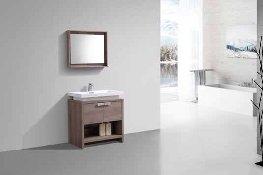 Levi 32" Floor Mount Single Sink Bathroom Vanity With 2 Doors and Cubby Hole-Bathroom & More | High Quality from Coozify