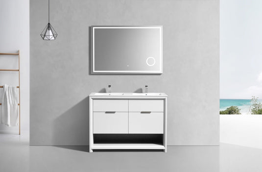 48″ Double Sink Nudo Modern Bathroom Vanity-Bathroom & More | High Quality from Coozify