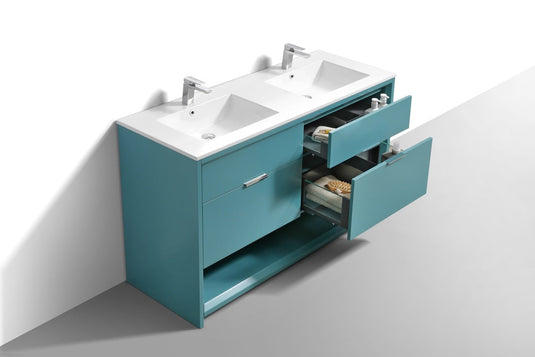 Nudo 60″ Double Sink Modern Bathroom Vanity-Bathroom & More | High Quality from Coozify