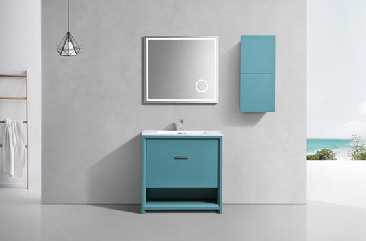 Bliss 12" Wide by 28" High Linen Side Cabinet With Two Doors-Bathroom & More | High Quality from Coozify