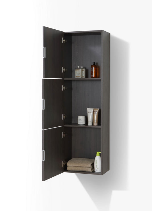 Bliss 18" Wide by 59" High Linen Side Cabinet With Three Doors-Bathroom & More | High Quality from Coozify