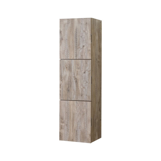 Bliss 18" Wide by 59" High Linen Side Cabinet With Three Doors-Bathroom & More | High Quality from Coozify