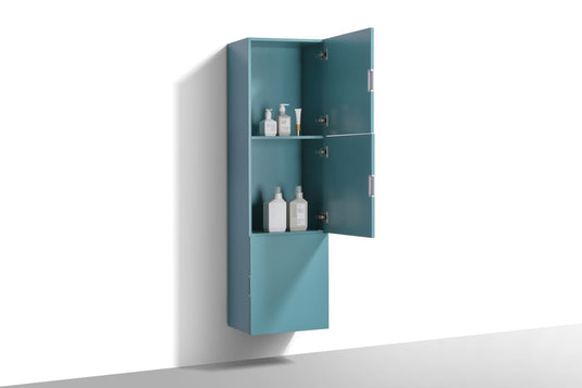 Bliss 18" Wide by 59" High Linen Side Cabinet With Three Doors-Bathroom & More | High Quality from Coozify