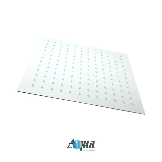 Aqua Piazza by Kube Bath 12" Super Slim Square Rain Shower Head-Bathroom & More | High Quality from Coozify