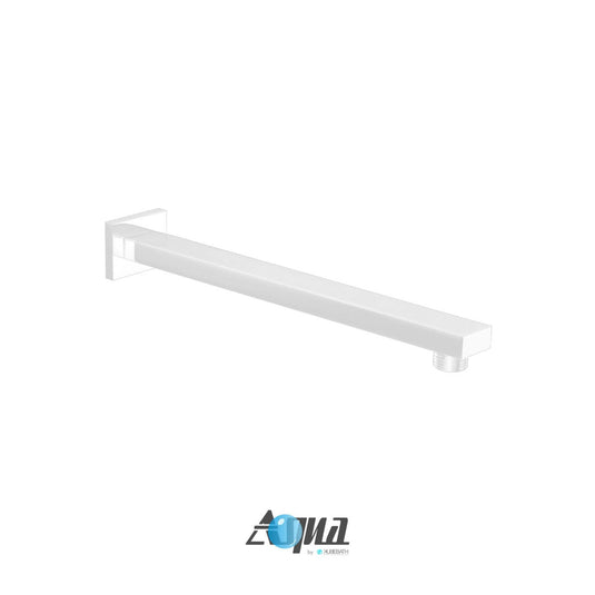 Aqua Piazza White Shower Set W/ 12" Square Rain Shower, Tub Filler And 4 Body Jets-Bathroom & More | High Quality from Coozify