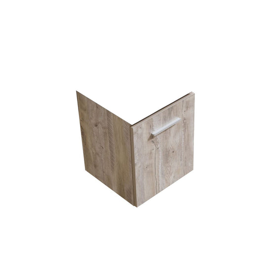 Bliss 16" Wall Mount / Wall Hung Modern Bathroom Vanity With 1 Door Countertop Not Included-Bathroom & More | High Quality from Coozify