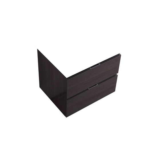 Bliss 24" Wall Mount / Wall Hung Modern Bathroom Vanity With 2 Drawers Countertop Not Included-Bathroom & More | High Quality from Coozify