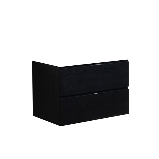 30" Wall Mount / Wall Hung Modern Bathroom Vanity With 2 Drawers Countertop Not Included-Bathroom & More | High Quality from Coozify