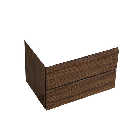 30" Wall Mount / Wall Hung Modern Bathroom Vanity With 2 Drawers Countertop Not Included-Bathroom & More | High Quality from Coozify