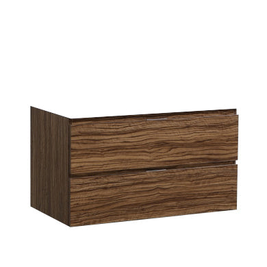 Bliss 36" Wall Mount / Wall Hung Modern Bathroom Vanity With 2 Drawers Countertop Not Included-Bathroom & More | High Quality from Coozify