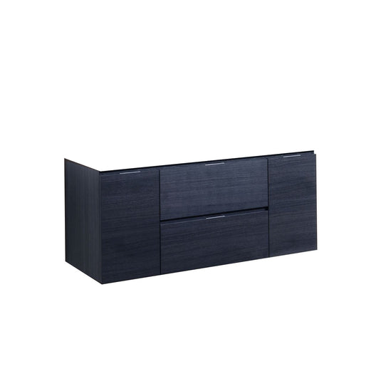 Bliss 48" Wall Mount / Wall Hung Single Sink Modern Bathroom Vanity With 2 Doors and 2 Drawers Countertop Not Included-Bathroom & More | High Quality from Coozify