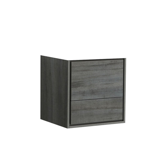 De Lusso 24″ Wall Mount / Wall Hung Modern Bathroom Vanity With 2 Drawers Countertop Not Included-Bathroom & More | High Quality from Coozify