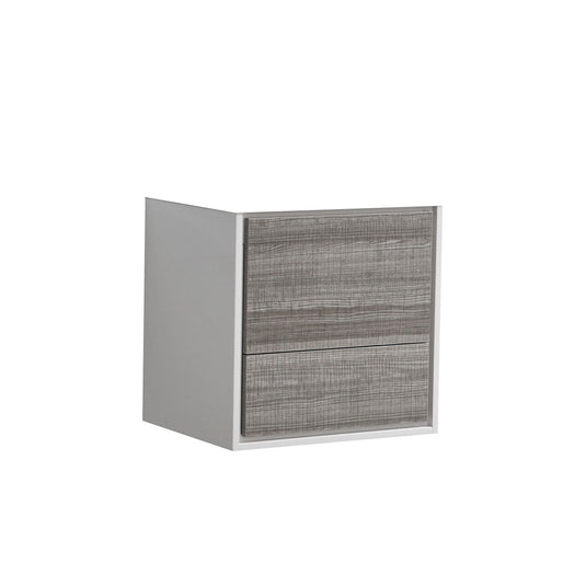 De Lusso 24″ Wall Mount / Wall Hung Modern Bathroom Vanity With 2 Drawers Countertop Not Included-Bathroom & More | High Quality from Coozify