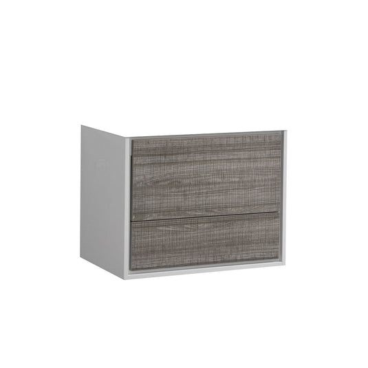 De Lusso 30" Wall Mount / Wall Hung Modern Bathroom Vanity With 2 Drawers Countertop Not Included-Bathroom & More | High Quality from Coozify