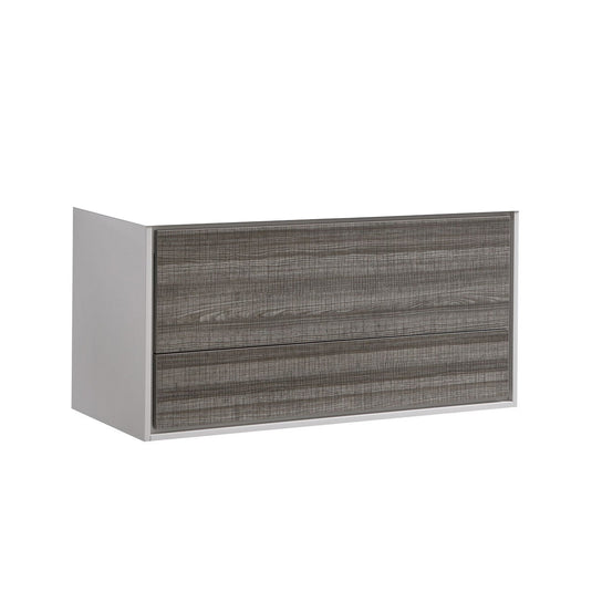 De Lusso 48" Wall Mount / Wall Hung Modern Bathroom Vanity With 2 Drawers Double Sink Countertop Not Included-Bathroom & More | High Quality from Coozify