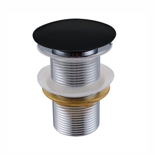Solid Brass Construction Pop-up Drain With Black Finish – No Overflow-Bathroom & More | High Quality from Coozify