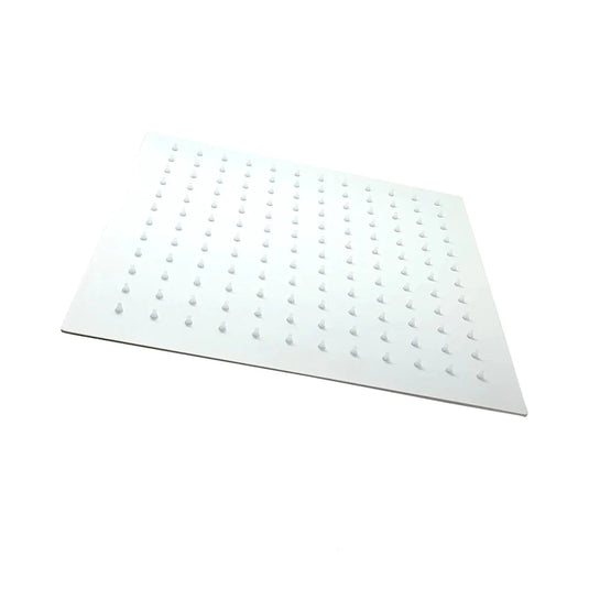 Shower Heads - Aqua Piazza By Kube Bath 12" Super Slim Square Rain Shower Head