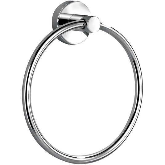 Aqua Rondo by Kube Bath Towel Ring – Chrome-Bathroom & More | High Quality from Coozify