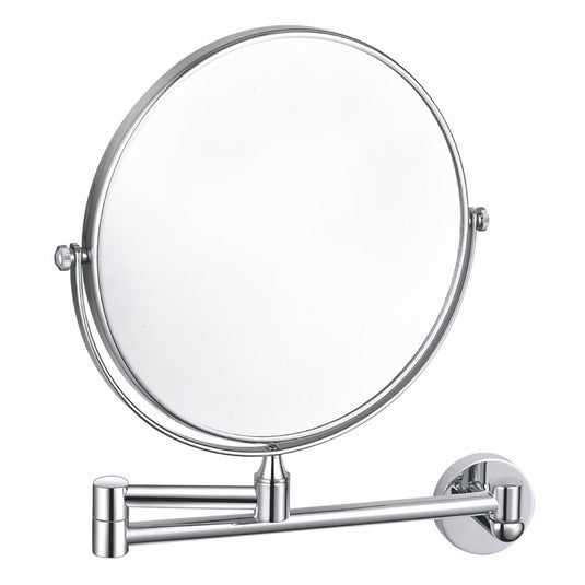 Aqua Rondo by Kube Bath Two-sided Swivel Wall Mount Mirror – Chrome-Bathroom & More | High Quality from Coozify