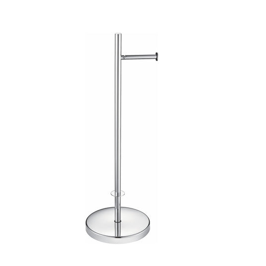 Aqua Rondo Free Standing Toilet Paper Holder – Chrome-Bathroom & More | High Quality from Coozify