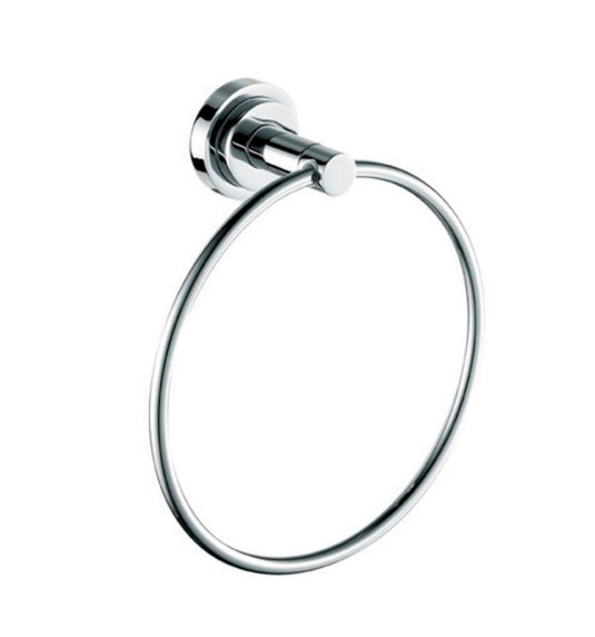 Aqua Rondo Towel Ring – Chrome-Bathroom & More | High Quality from Coozify