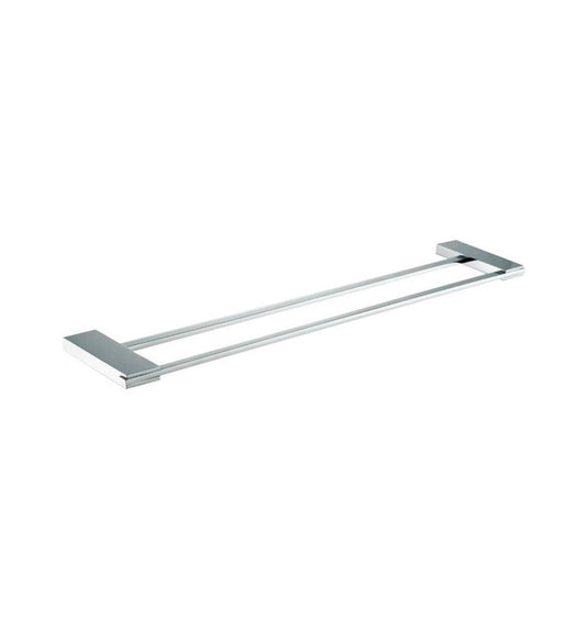 Fino 24 Inch Double Towel Bar – Chrome-Bathroom & More | High Quality from Coozify