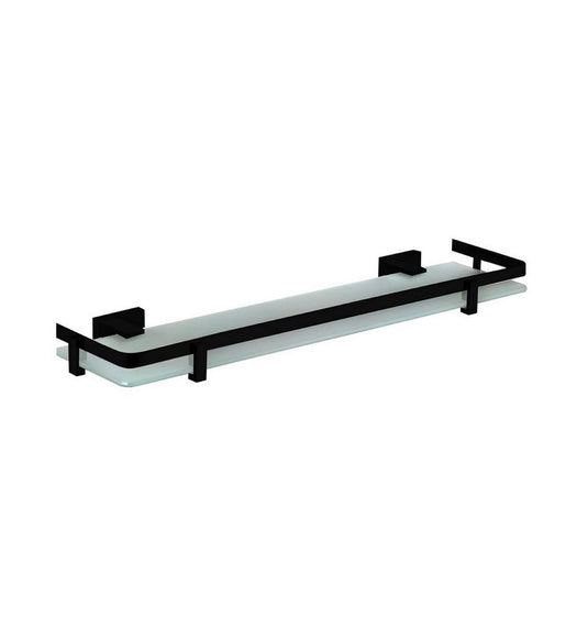 Aqua Plato Black Glass Shelf-Bathroom & More | High Quality from Coozify
