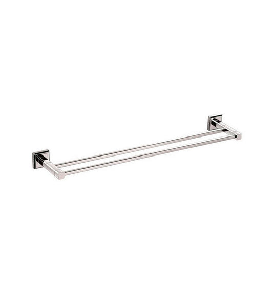 Aqua Nuon 18″ Double Towel Bar – Chrome-Bathroom & More | High Quality from Coozify