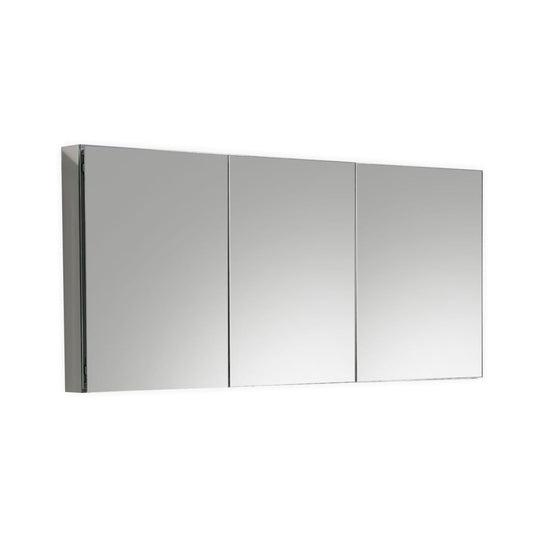 60" Wide Mirrored Medicine Cabinet-Bathroom & More | High Quality from Coozify