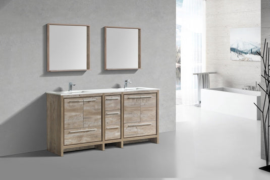 Dolce 72″ Modern Bathroom Vanity With Quartz Countertop-Bathroom & More | High Quality from Coozify