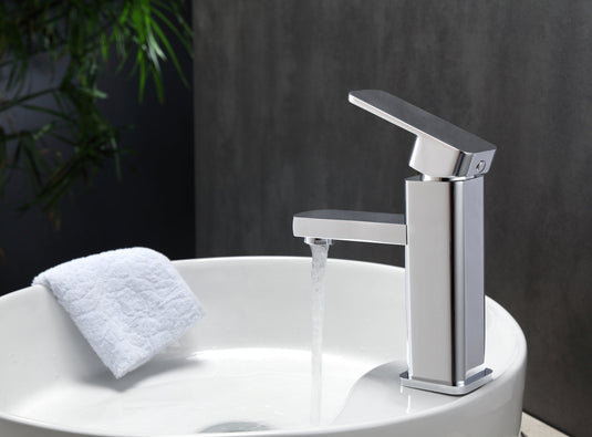 Aqua Soho Single Lever Wide Spread Bathroom Vanity Faucet – Chrome-Bathroom & More | High Quality from Coozify