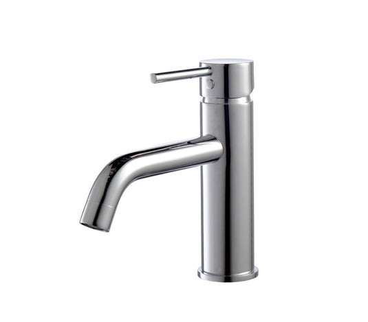 Aqua Rondo Single Hole Mount Bathroom Vanity Faucet – Chrome-Bathroom & More | High Quality from Coozify