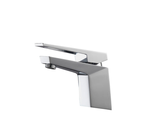 Aqua Siza Single Lever Modern Bathroom Vanity Faucet – Chrome-Bathroom & More | High Quality from Coozify