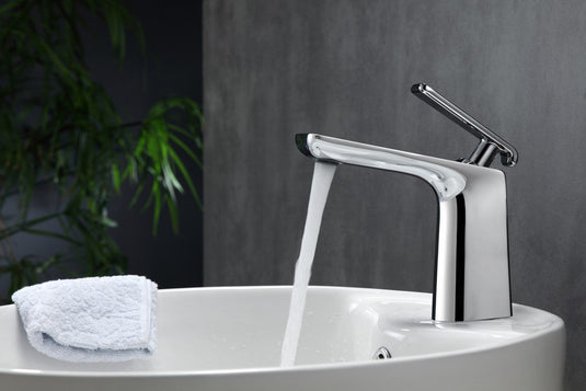 Adatto 7" Single Lever Bathroom Faucet – Chrome-Bathroom & More | High Quality from Coozify