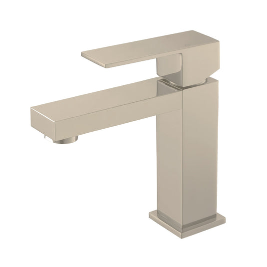 Kubo Single Lever Bathroom Vanity Faucet – Brushed Nickel-Bathroom & More | High Quality from Coozify