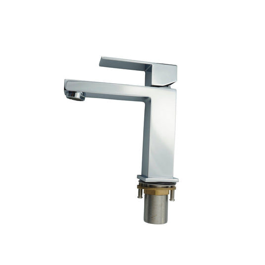 Kubo Single Lever Bathroom Vanity Faucet – Chrome-Bathroom & More | High Quality from Coozify