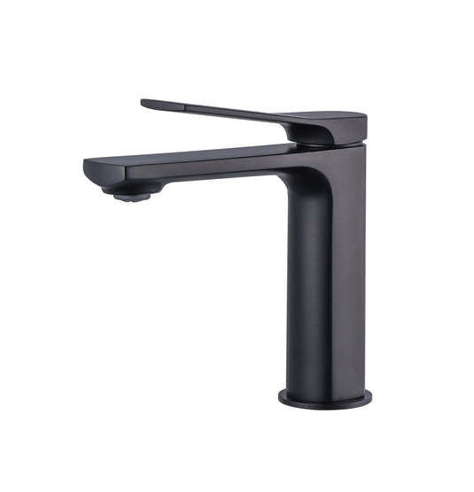 Balli 7" Single Lever Bathroom Vanity Faucet – Matte Black-Bathroom & More | High Quality from Coozify