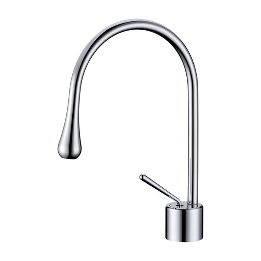 Infinity Single Lever Bathroom Vanity Faucet – Chrome-Bathroom & More | High Quality from Coozify
