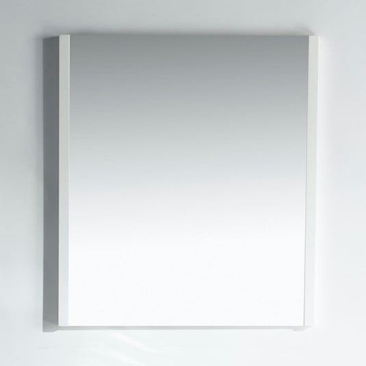 28″ Mirror – Gloss White-Bathroom & More | High Quality from Coozify