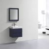 Bliss 24" Wall Mount / Wall Hung Bathroom Vanity With 2 Drawers-Bathroom & More | High Quality from Coozify