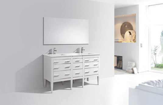 Eiffel Vanity Collection Single Sink and Double Sink-Bathroom & More | High Quality from Coozify