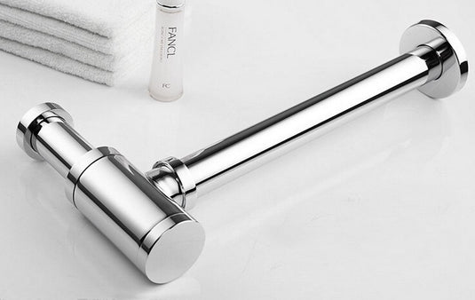 Space Saving P-trap in Chrome Finish-Bathroom & More | High Quality from Coozify