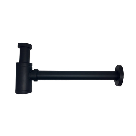 Space Saving P-trap in Matte Black-Bathroom & More | High Quality from Coozify